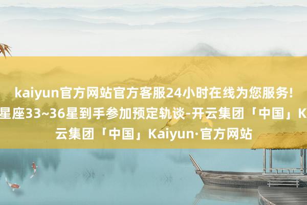 kaiyun官方网站官方客服24小时在线为您服务!搭载辐射的天启星座33~36星到手参加预定轨谈-开云集团「中国」Kaiyun·官方网站