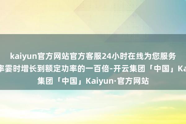 kaiyun官方网站官方客服24小时在线为您服务!导致反应堆功率霎时增长到额定功率的一百倍-开云集团「中国」Kaiyun·官方网站